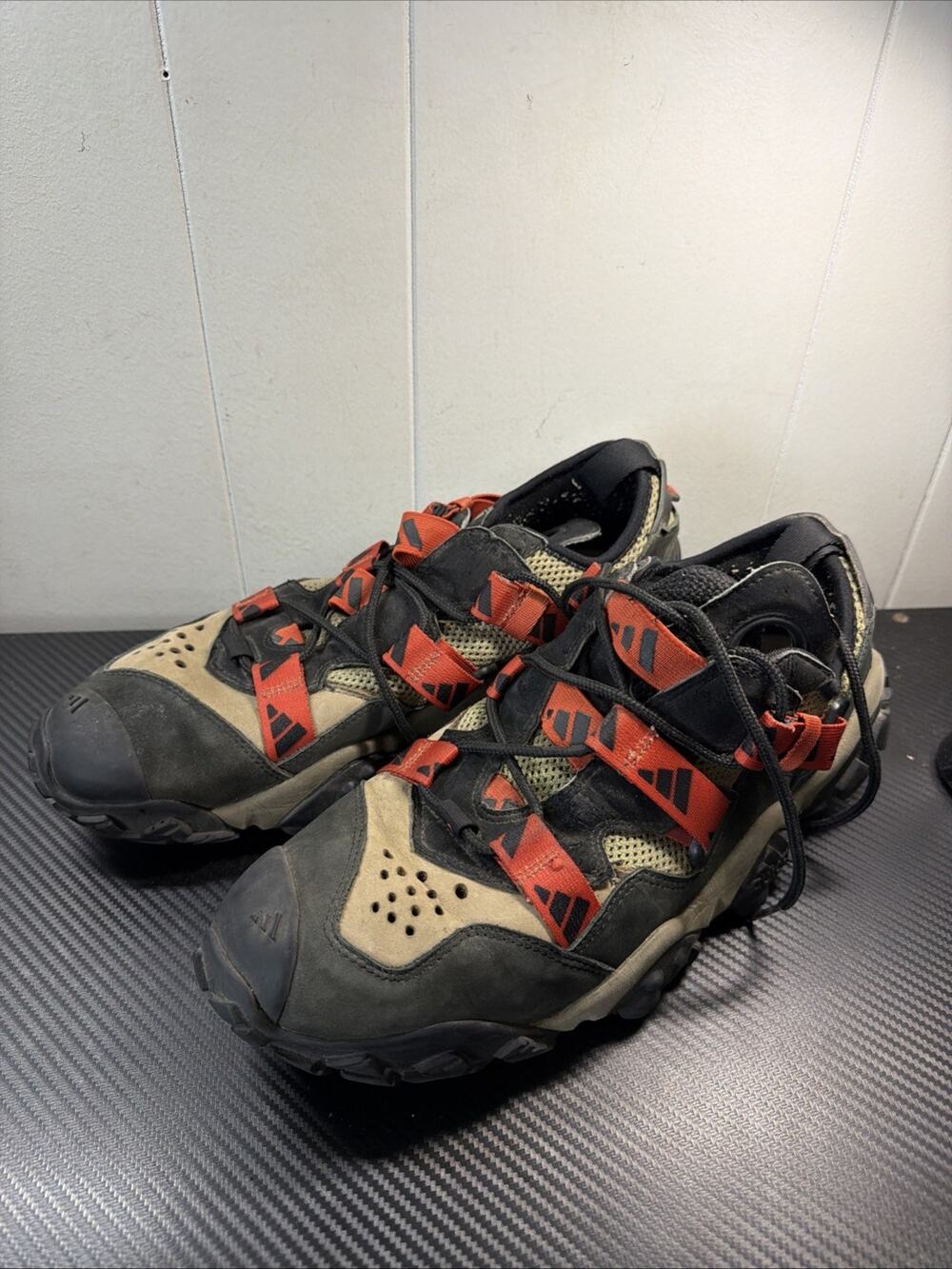 Vintage 1997 Adidas EQT XTR Badlander Trekking Shoes Size 13 A2